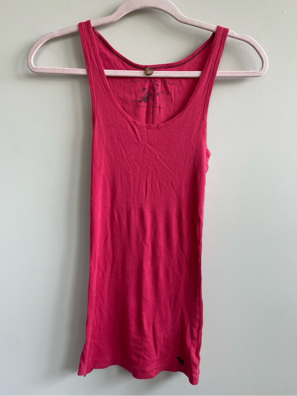 Abercrombie & Fitch Y2K Red Pink Layering Tank Top